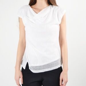 Porto San Francisco White Mesh Lined Top Size 1 / Small